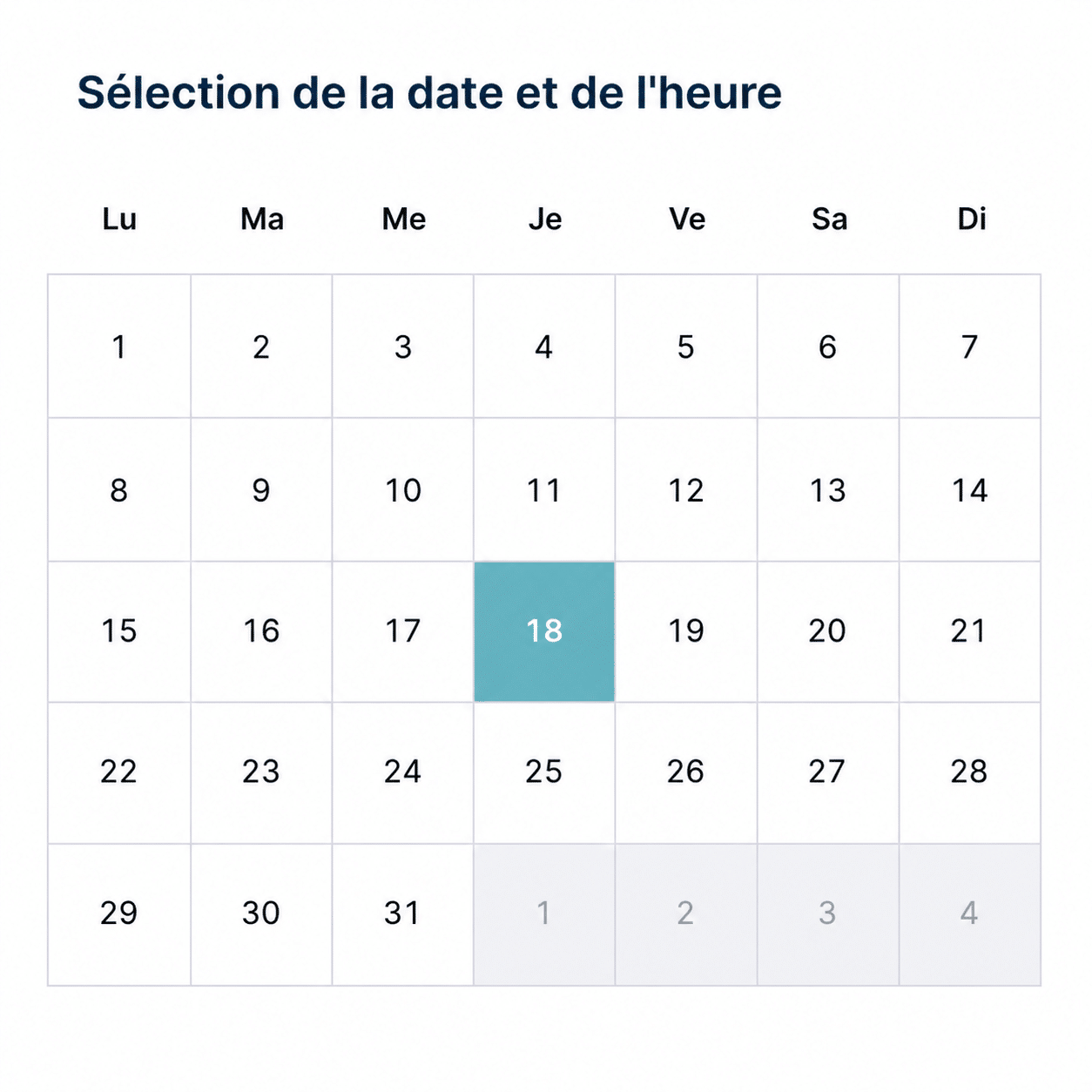 Réserver un créneau